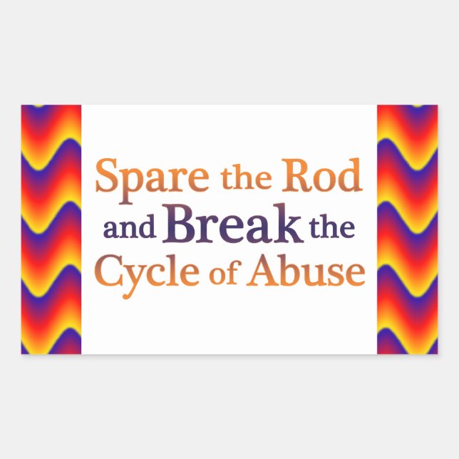 Break the Cycle Rectangular Sticker (Front)