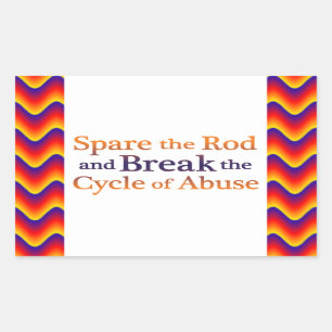 Break the Cycle Rectangular Sticker