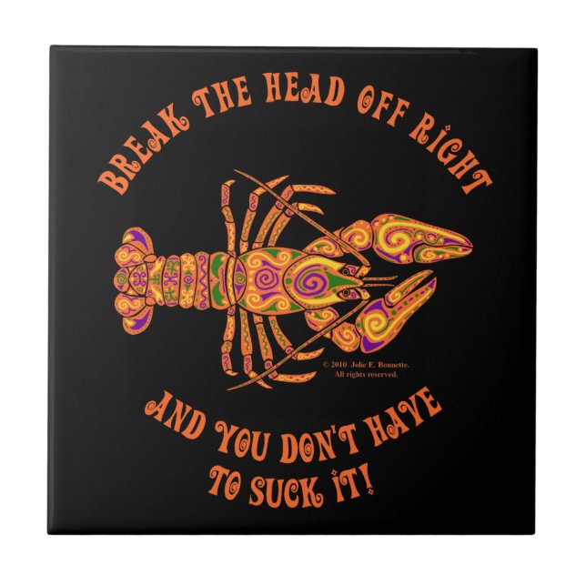Break the Head Crawfish Tile (Front)