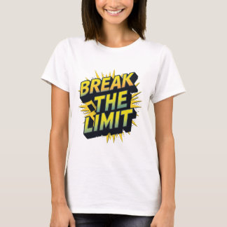 BREAK THE LIMIT – Bold Comic Style T-Shirt