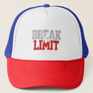 Break the Limit Motivational Gym Trucker Hat