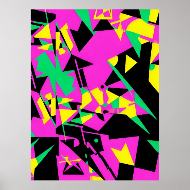 Break the Patterns of Your Predictability Poster (Front)