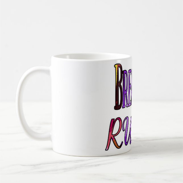 Break The Rules - colorful rebel Coffee Mug (Left)