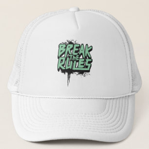 Break the rules trucker hat