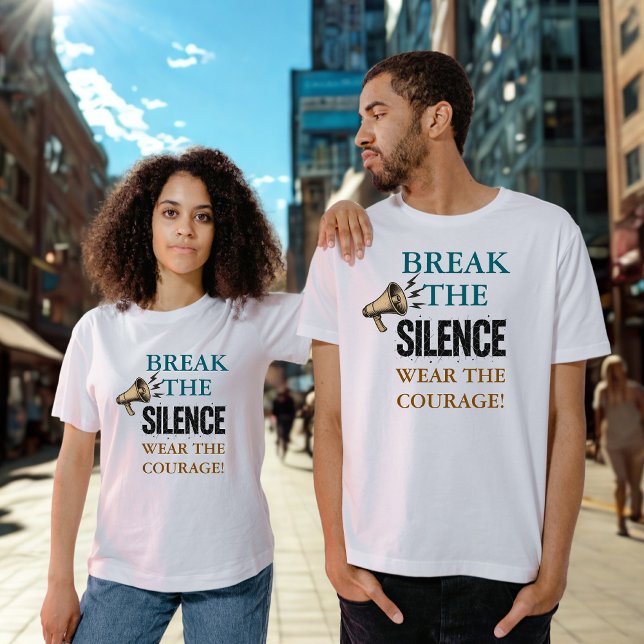 Break the Silence Courage T-Shirt (Creator Uploaded)
