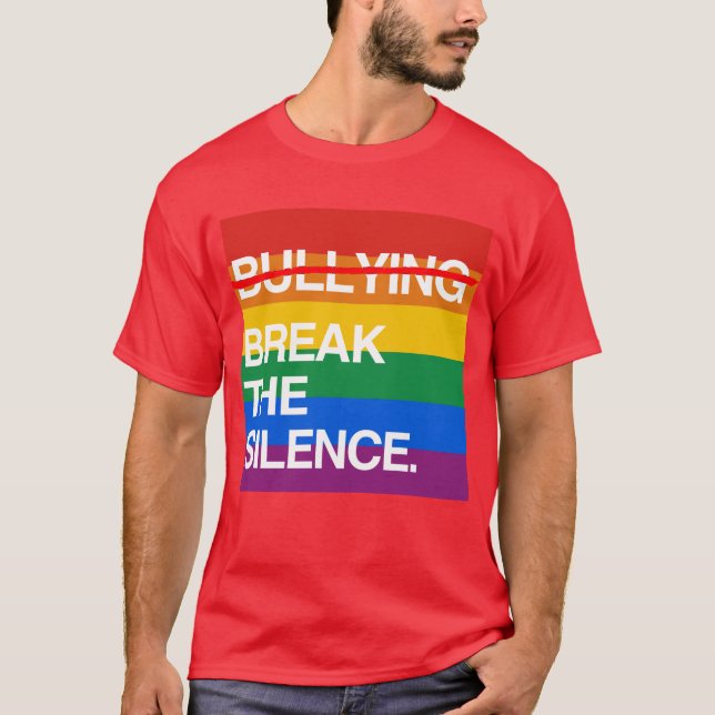 BREAK THE SILENCE ON BULLYING T-Shirt (Front)