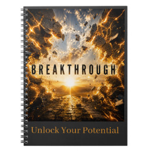 Break Through Those Mental Barriers and Unlock You Notebook