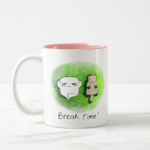 Break Time! Two-Tone Coffee Mug