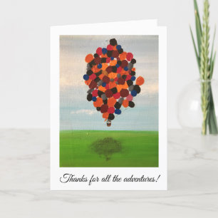 Break-up Card - Thanks for the adventures!