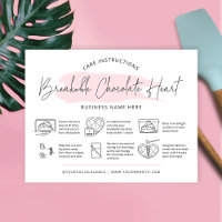 Breakable Chocolate Heart Care Instructions