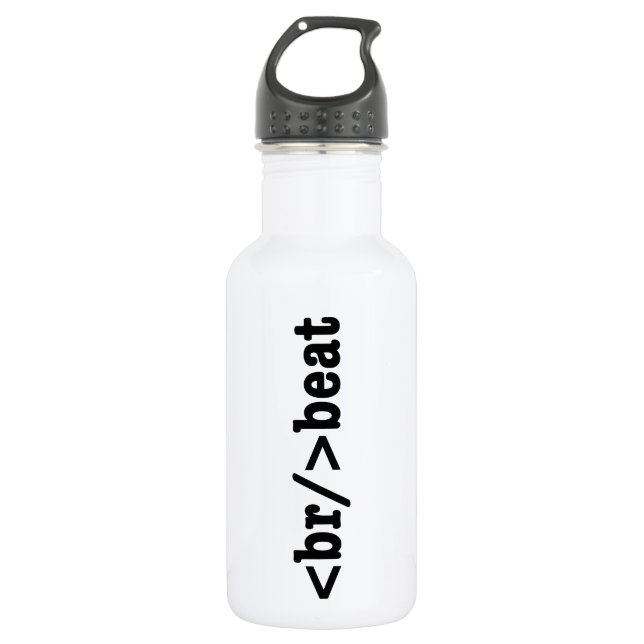 breakbeat HTML Code 532 Ml Water Bottle (Front)