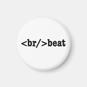 breakbeat HTML Code Magnet