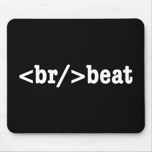 breakbeat HTML Code Mouse Mat
