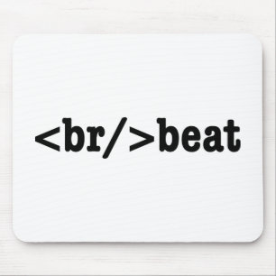 breakbeat HTML Code Mouse Mat