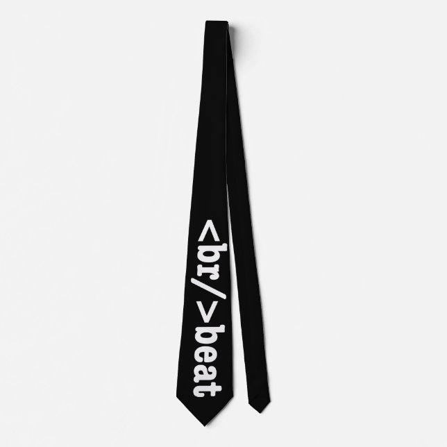 breakbeat HTML Code Tie (Front)