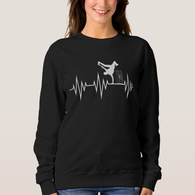 Breakdance B Boy B Girl Breakdance Sweatshirt (Front)
