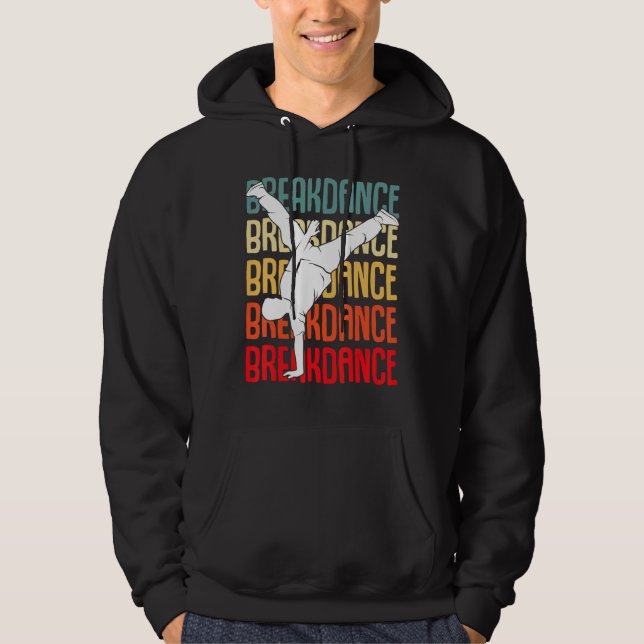 Breakdance Breakdancer Breakdancing Kids Boys Men Hoodie (Front)
