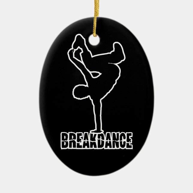 Breakdance custom color ornament (Front)