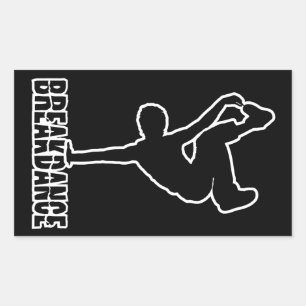 Breakdance custom color stickers