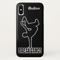Breakdance custom name & colour phone cases