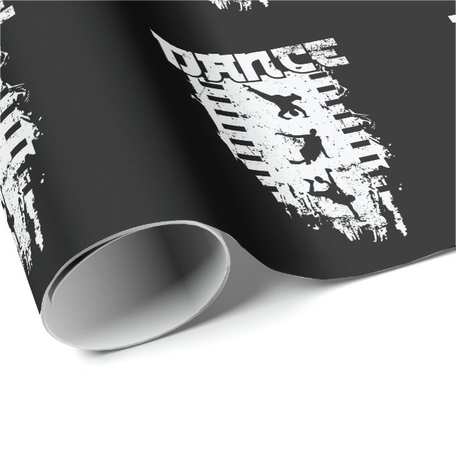 Breakdance Dance Hip-Hop und Funk Wrapping Paper (Roll Corner)