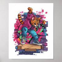 Breakdance Meow � Urban Graffiti Cat Dance