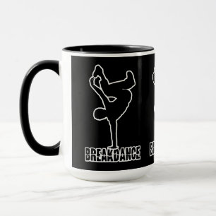 Breakdance mug - choose style & colour