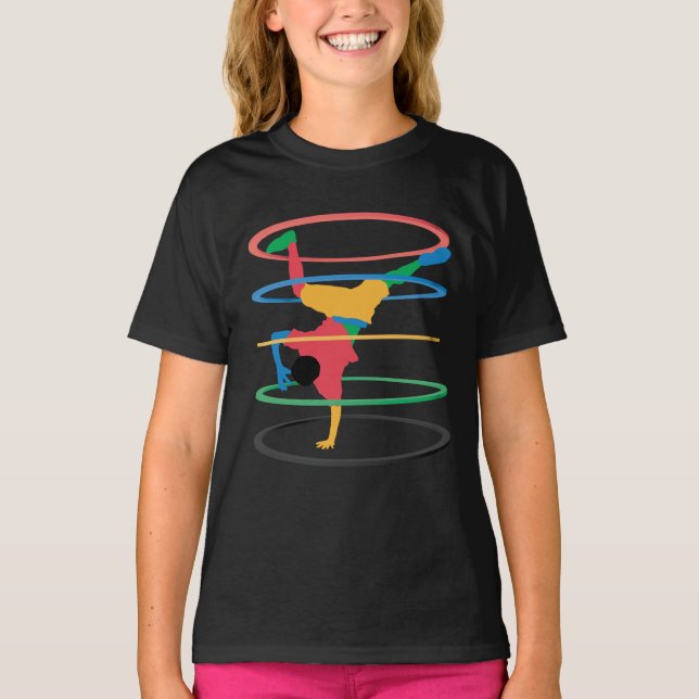 Breakdance Olympics kids' T-Shirt (Front)