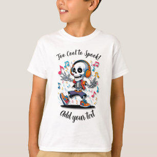 Breakdance Skeleton – Kids Halloween T-Shirt