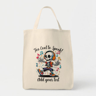 Breakdance Skeleton – Large Halloween Tote