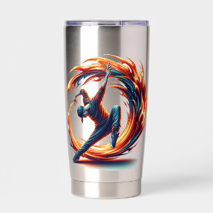 Breakdance Street Fire With Urban Energy Insulated Tumbler