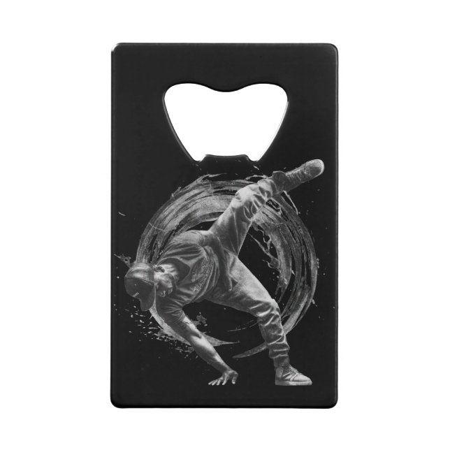 Breakdance Urban Style Monochrome Motion Art  (Front)