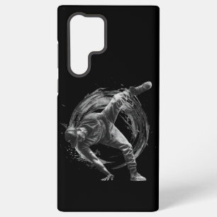 Breakdance Urban Style Monochrome Motion Art  Samsung Galaxy Case
