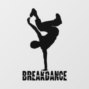 Breakdance Window Cling