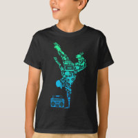 Breakdancer Breakdancing with Hip Hop Dance Music 