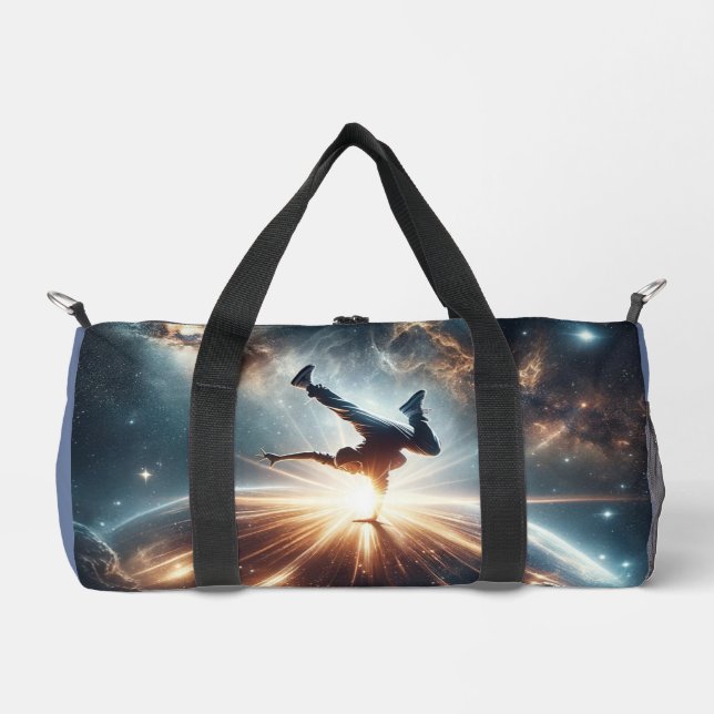 Breakdancer in action, Ai, Action in the Galaxy Duffle Bag (Front)