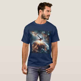 Breakdancer in action, Ai, Action in the Galaxy T-Shirt