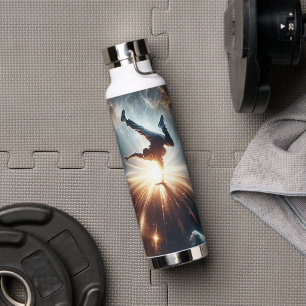 Breakdancer in action, Ai, Action in the Galaxy Water Bottle