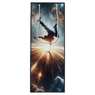 Breakdancer in action, Ai, Action in the Galaxy Wine Gift Bag