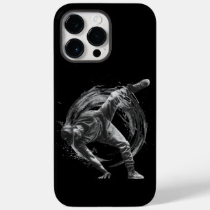 Breakdancer in action, in ink splatter style Case-Mate iPhone 14 pro max case
