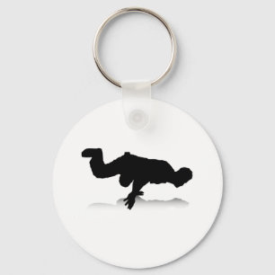 Breakdancer (on one hand) key ring