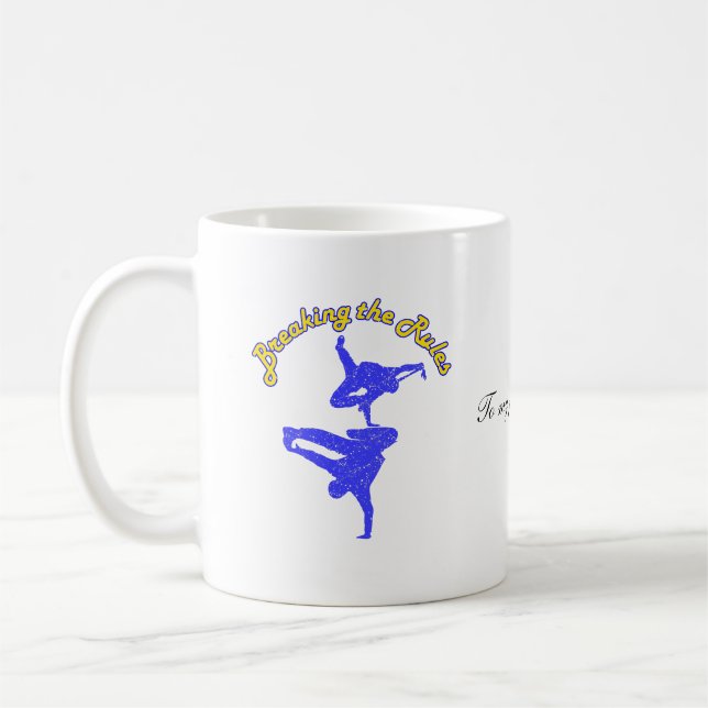 Breakdancing 2024 Paris Olympics Coffee Mug (Left)