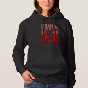 Breakdancing Dance Red Hip Hop Graffiti Breakdanc Hoodie