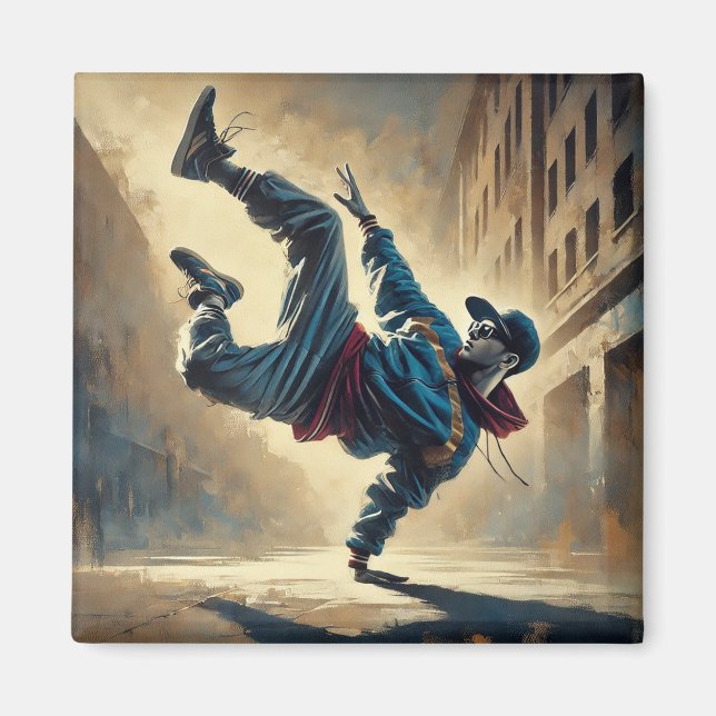 Breakdancing Magnet (Front)