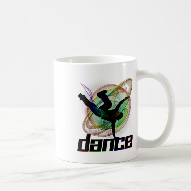 Breakdancing Street Dance Fast Movement Dancing Gi Coffee Mug (Right)