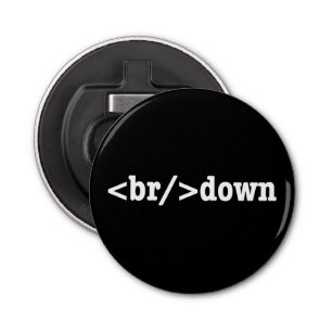 breakdown HTML Code Bottle Opener