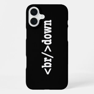 breakdown HTML Code iPhone 16 Plus Case