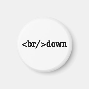 breakdown HTML Code Magnet