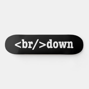 breakdown HTML Code Skateboard