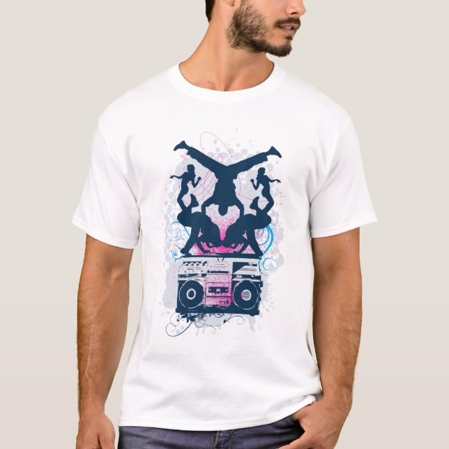 Breaker Boombox, Men's T-Shirt (Front)